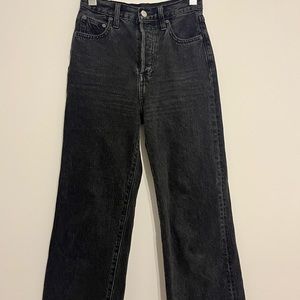 Denim Forum high waisted Farrah wide leg jean